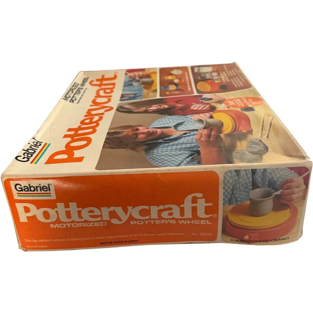 Gabriel‎ Potterycraft Motorized Potter's Wheel Vintage 38806 Tested Working 1977